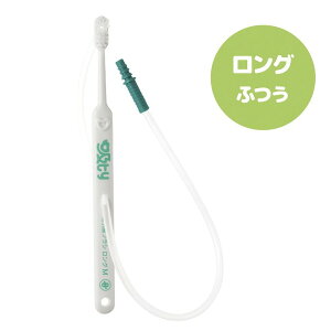キューティー吸引歯ブラシ ロング QT-TLM フツウ ロゴ:グリーン