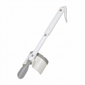 靴ベラ付きソックスエイド DA-5115 ホワイト【送料無料】