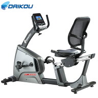 DK-8328R リカンベントバイク フィットネスバイク 電動マグネット式負荷 家庭 トレーニングマシーン クロ…