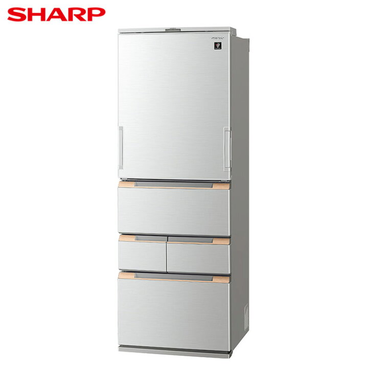 楽天市場】シャープ SJ-MW46H-S プラズマクラスター冷蔵庫 457L 5ドア 
