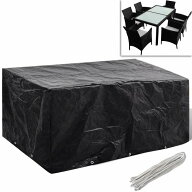 vidaXL ガーデン家具カバー 8穴 240 x 140 x 90 cm家具 屋外家具アクセサリ 屋外家具カバー(代引不可)