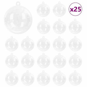 vidaXL �N���X�}�X�I�[�i�����g�Z�b�g 25 pcs ���a 10 cm �z�[��&�K�[�f�� �f�R���[�V���� �V�[�Y��&�z���f�[�f�R���[�V���� �z���f�[�I�[�i�����g
