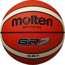 モルテン(Molten) ゴムバスケットボール7号球 GR7(オレンジ×アイボリー) BGR7OI