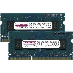 Z`[}CN NTp PC3L-12800 DDR3L-1600 204p SODIMM 1.5/1.35vp 4GB(2GBx2) CK2GX2-SOD3LU1600(s)