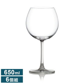 オーシャンマディソン バーガンディグラス650ml 6個組 ワイングラス ガラス製 割れにくい ワイングラスセット ワイン ギフト(代引不可)【送料無料】