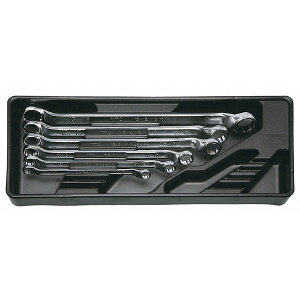 KTC 京都機械工具 TM506B メガネレンチセット (6本組・インチ)(代引不可)【送料無料】
