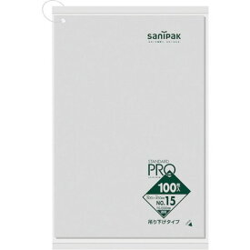 サニパック L15H規格袋吊リ下ゲタイプ(0.03)15号 L15HCL(代引不可)