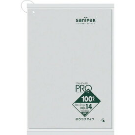 サニパック L14H規格袋吊リ下ゲタイプ(0.03)14号 L14HCL(代引不可)