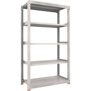 TRUSCO �X�`�[�����b�N M3�^���ʒI 1200X571XH2100 5�i �P�� �Ɛk�����x�[�X�t �l�I�O���[ TRUSCO M37465SFC ���� �ۊǗp�i ���i�I ���ʒI(����s��)�y���������z