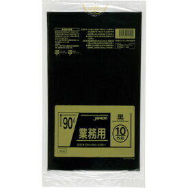 ジャパックス メタロセン配合ポリ袋 90L黒10枚0.040 ジャパックス TM92 清掃 衛生用品 清掃用品 ゴミ袋(代引不可)