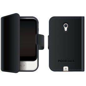 ソースネクスト POCKETALK ポケトーク S 専用手帳型ケース ブラック PTS-NBK ソースネクスト オフィス 住設用品 オフィス備品 店舗用品(代引不可)