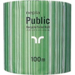 ネピア パブリック1ロール100m 80個入リ 王子ネピア 清掃 衛生用品 労働衛生用品 トイレ用品(代引不可)【送料無料】