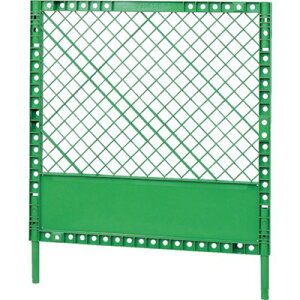 サンコー 工事用フェンス プラスチックフェンスS-1(脚付きセット) 805972 グリーン 緑 S1 安全用品 安全用品 工事用フェンス(代引不可)【送料無料】
