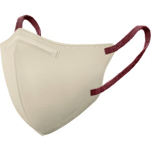 IRIS 200975 デイリーフィットマスク フィルタープラス ふつう 20枚入 ペールベージュ×ボルドー RNH20SUF 保護具 マスク 耳栓 一般作業用マスク(代引不可)