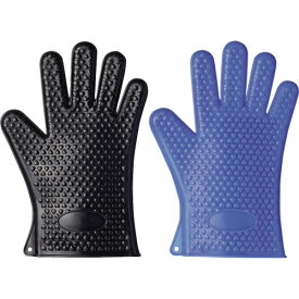 エムテートリマツ MTIシリコングローブ ブルー SG-11BL 56356002 保護具 作業手袋 耐熱 防寒手袋(代引不可)