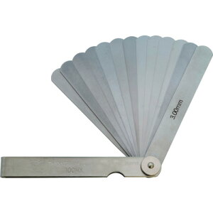 SK スキマゲージ シクネスゲージ 100MX 100mm 13枚 厚さ0.03~3.00mm 100MX 測定 計測用品 測定工具 ゲージ(代引不可)【送料無料】