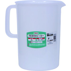 アサヒペン PE手付きビーカー 3L 3012-06 222336 工事 照明用品 塗装 内装用品 塗料容器(代引不可)