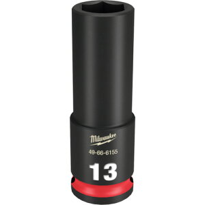 milwaukee SHOCKWAVE IMPACT DUTY �f�B�[�v�C���p�N�g�\�P�b�g 3/8�C���`(9.5mm)�p 13mm 49666155 ���ƍH�� �\�P�b�g�����` �C���p�N�g�p�\�P�b�g(����s��)