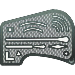 シンワ メッシュ字消板 ステンレス製 70961 測定 計測用品 測量用品 建築用筆記具(代引不可)