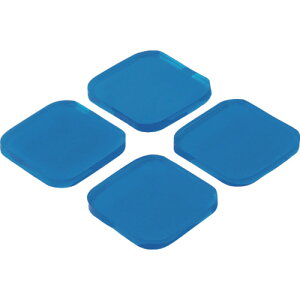 BUFFALO 耐震ジェルマット 四角 40mm×40mm×5mm 4枚入 BEQJM40401A 環境改善用品 防災 防犯用品 転倒防止用品(代引不可)