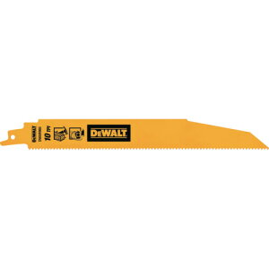 DEWALT レシプロソーブレード セーバーソーブレード レシプロソー替刃 セーバーソー替刃 セーバーソーブレード10山x225mm(5枚) DWAR960JP 電動 油圧 空圧工具 切断用品 セーバーソーブレード(代引