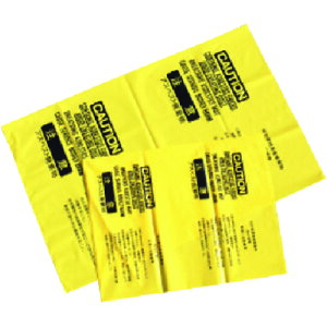 つくし アスベスト廃棄用内袋 大サイズ(両面黄色) つくし工房 清掃 衛生用品 清掃用品 ゴミ袋 8117-L(代引不可)