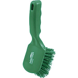 HillBrush ショートハンドルブラシ(ハード)緑 254X72 ヒルブラシ 清掃 衛生用品 清掃用品 HACCP対応そうじ用品 D4RESG(代引不可)【送料無料】