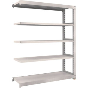 TRUSCO �X�`�[�����b�N M5�^���ʒI 1800×921×H1500 5�i �A�� �Ɛk�����x�[�X�t �l�I�O���[ �l�I�O���[ �g���X�R���R ���� �ۊǗp�i ���i�I ���ʒI300kg M5-5695BSFC(����s��)�y���������z