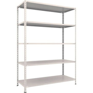 TRUSCO �g���X�R �y�ʒI ���I�{���g���X�^1500X600X2100 5�i �l�I�O���[ L75W15 �g���i �g���ݒu�s��(����s��)�y���������z