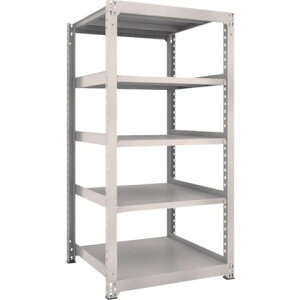 TRUSCO �g���X�R M3�^���ʒI 900X921XH1800 5�i �P�� �l�I�O���[ M36395 �g���i �g���ݒu�s��(����s��)�y���������z