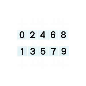 Ώ\ V~D(ʘAԃZbg) 0~9 5g KS-BD(2) 100×100mm 228023 WEW TCv[g(s)