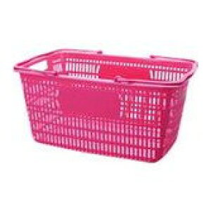 JTX 365222)ショップカゴ 30Lピンク B264J-PK B264JPK 物流 保管用品 物流 保管用品 コンテナ パレット メッシュコンテナ(代引不可)