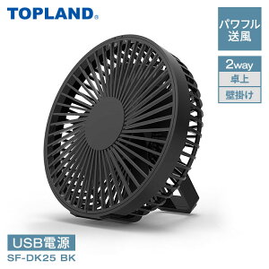 �g�b�v�����h USB�p���t���f�X�NFAN �u���b�N SF-DK25 BK TOPLAND ��@����@ ���^ �~�j �R���p�N�g ��@ DC���[�^�[ ���^��@