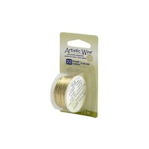 Artistic Wire(アーティスティックワイヤー) ノンターニッシュブラス 0.64mm×約7.3m 22(代引不可)
