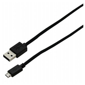 wantobe ���ʃR�l�N�^microUSB�P�[�u�� 3.0m BK WCMRMC300BK(����s��)