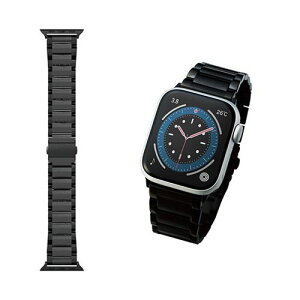 �G���R�� Apple Watch�p�v���~�A���X�e�����X�o���h 45/44/42mm AW-44BDSS3BK(����s��)�y���������z