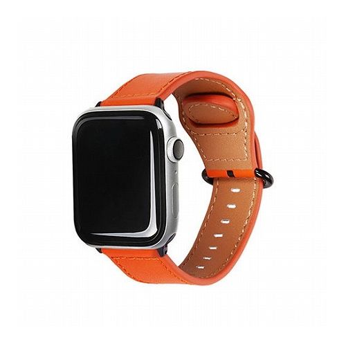 EGARDEN GENUINE LEATHER STRAP for Apple Watch 49 45 44 42mm Apple Watch用バンド オレンジ EGD20588AW(代引不可)