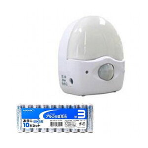 YAZAWA 3LED~jԊOZT[Cg3 + AJdr P3`10{pbNZbg SE40+HDLR6/1.5V10P(s)