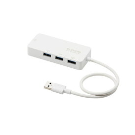 エレコム USB-A 1Gbps有線LANアダプター(USBハブ付き)(白) EDC-GUA3H2-W(代引不可)【送料無料】