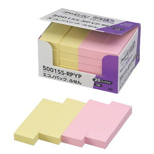 3M Post-it �|�X�g�C�b�g �G�R�m�p�b�N���S���t� �p�X�e���J���[ Y/P 3M-5001SS-RPYP(����s��)