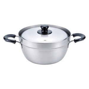 燕三 IH対応ふきこぼれにくい両手鍋23cm 22302002(代引不可)【送料無料】