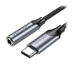 VENTION USB-C Male to 3.5Mm CzWbN ϊP[u DAC A_v^[ 1m Gray A~jE BG-5923 Ɠd I[fBI֘A I[fBI@(s)y[֔zz
