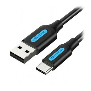 VENTION USB 2.0 A Male to USB-C MaleP[u 0.25m Black PVC Type CO-6254 X}[gtH ^ubg gѓdb iPhone Apple WatchpANZT(s)y[֔zz