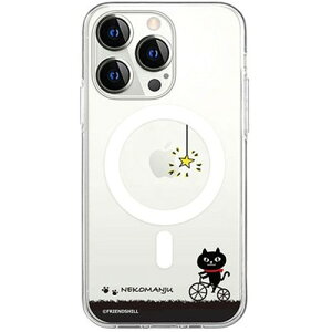 abbi FRIENDS �A�r�B�t�����Y �������C�Z���X�i �l�R�}���W���EMagSafe�Ή��N���A�P�[�X for iPhone 15 Pro �T�C�N�����O ABF25374i15PR iPhone(����s��)�y���[���֔z���z�y���������z