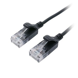 MCO CAT.6A LAN�P�[�u�� �X���� �u���b�N 1m C6A-S01BK �p�\�R�����Ӌ@��(����s��)�y���[���֔z���z�y���������z