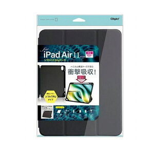�i�J�o���V 11�C���`iPad Air(M2)�p �\�t�g�n�j�J���P�[�X �u���b�N TBC-IPA24105BK(����s��)�y���������z