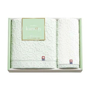 今治かのん タオルセット 【バスタオル×1・ハンドタオル×1】 FUJI-350001290【送料無料】