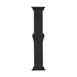 LEPLUS NEXT Apple Watch 42(Series 1,2,3)/44/45/46/49mm �o���h CORVIN �}�O�l�b�g�V���R���o���h �u���b�N LN-AW49B02BK�y���������z