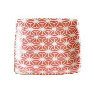 【10枚セット】 ヤマコー てまひま工房 プチ風水・盛塩小皿 角型 麻の葉 yamaco88871X10【送料無料】