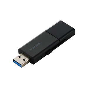エレコム スライド式 USB 5Gbps Type-C(TM)/USB-A メモリ 256GB ブラック MF-WSAU3256GBK(代引不可)【送料無料】